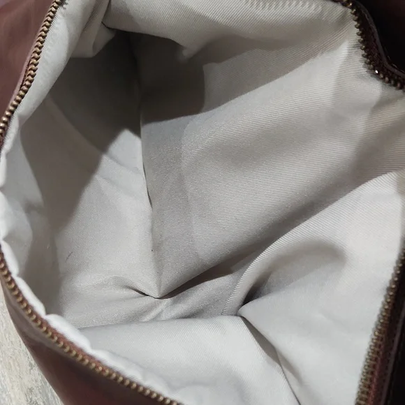 VINTAGE IN-PELL MADE IN ITALY LEATHER WeekenderBag ,Brown, Women/Mens OS EUC - Picture 10 of 12